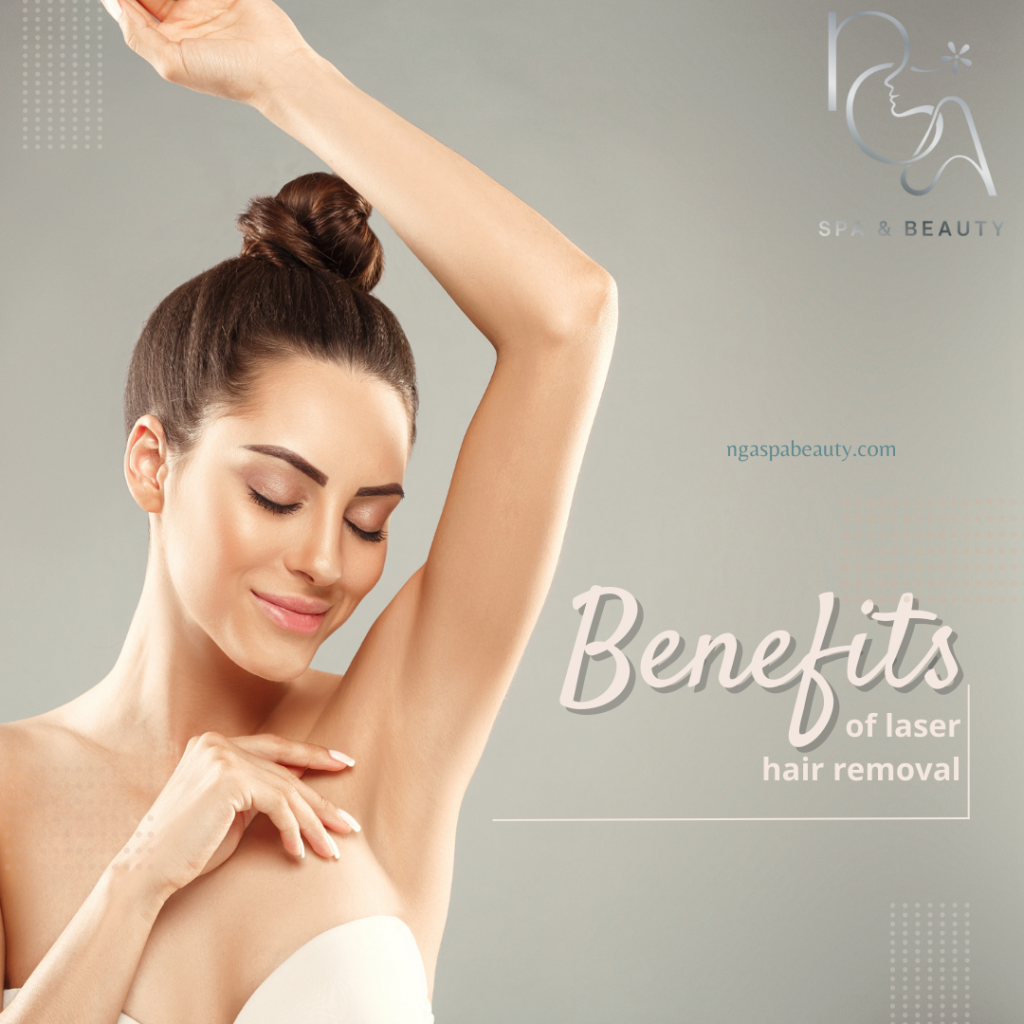 Gray and White Modern Laser Hair Removal Instagram Post